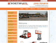 Tablet Screenshot of northgaterentall.ca